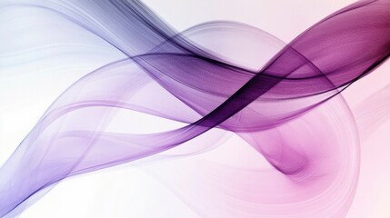 Fototapeta premium Abstract Calligraphy Strokes: Flowing Lines in an Artistic Composition with Soft Gradient Background