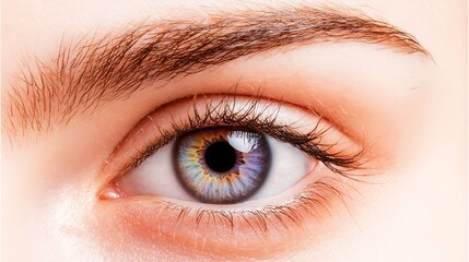 Obraz premium Close-up Woman's Eye for Iris Detail.