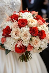Obraz premium Wedding Bouquet Banner