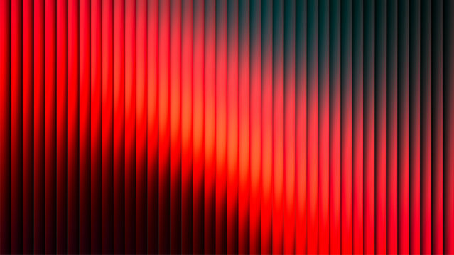 Fototapeta Vibrant dramatic deep red and black gradient evokes mystery and passion. Fiery red nostalgic gradient fades into darkness with futuristic vintage aesthetic and fractal glass effect. Vector background