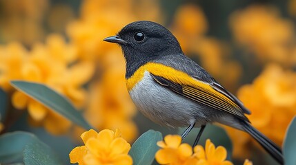 Yellow-shouldered Grassquit --ar 16:9 --stylize 500 --v 6.1 Job ID: 856fc8f2-a0c5-48de-9be2-b0de81336405