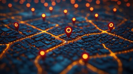 Targeted marketing based on GPS location services. Concept Geofencing, Targeted Marketing, GPS Location Services, Location-based Advertising