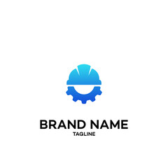 Fototapeta premium Construction Safety Tool Logo 