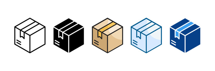 Packaging Icon Set Multiple Style Collection