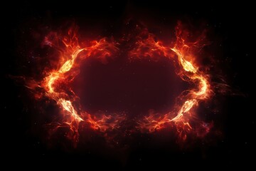Fire backgrounds space red.