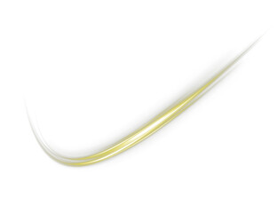 Futuristic golden wave lines with sparkling glows and dynamic motion. Bright neon streaks in abstract style, perfect for luxury, festive, or high-tech energy-themed designs. png