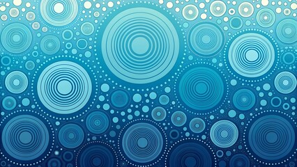 Fototapeta premium blue gradient circle background