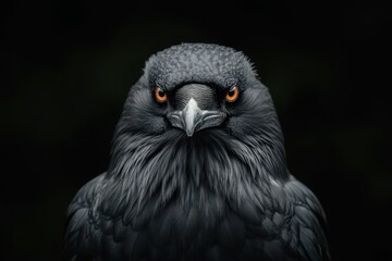 Fototapeta premium Dark Crow Banner
