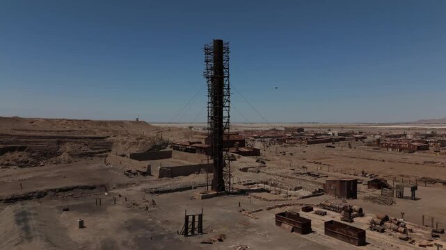 Humberstone Iquique ruins salitre Tarapaca ghost town sand tube north of chile