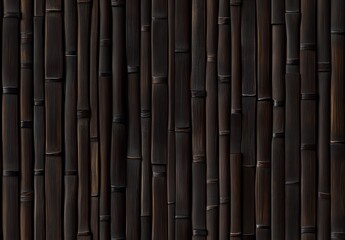 Naklejka premium Wooden background, Dark brown wood seamless texture background