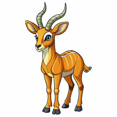 antelope vector illustration