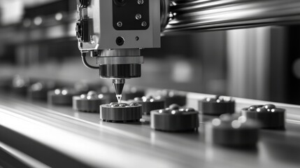 Fototapeta premium Modern 3D Printing Technology in Traditional Manufacturing Environment