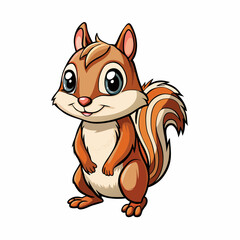 chipmunk cartoon vector
