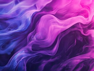 Fototapeta premium Abstract Purple Blue Ink Swirl Texture.