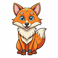 red fox cartoon
