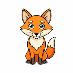 red fox cartoon