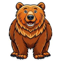 brown bear cartoon