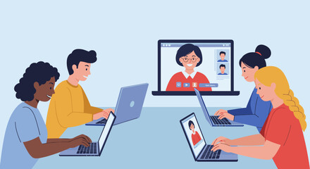 Online Collaboration with Team