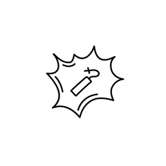 Swear word speech bubble