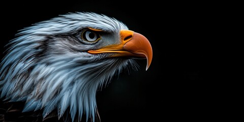 Fototapeta premium Mountain Eagle Banner