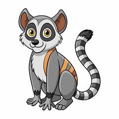 lemur cartoon vector