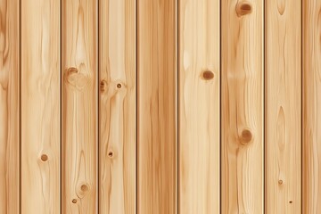 Fototapeta premium Wooden background, Light brown wooden panel wall seamless texture background