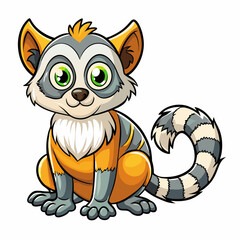 lemur cartoon vector