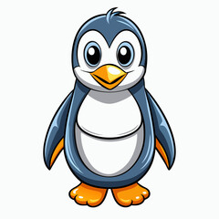 penguin on a white background