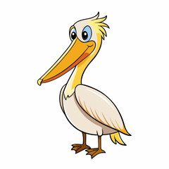 pelican cartoon illustration