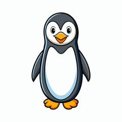 penguin on a white background