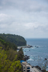 멋진 해안도로가 있는 울릉도