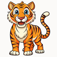 tiger cartoon character