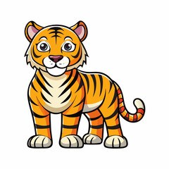 tiger cartoon character