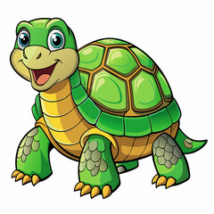 tortoise cartoon vector