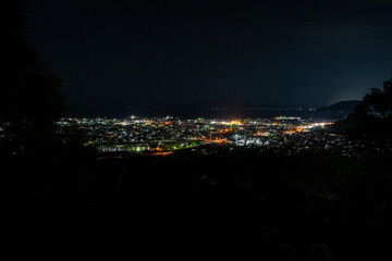 高岡公園から見る姶良市の夜景