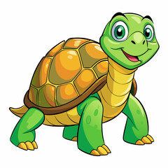 turtle cartoon vector