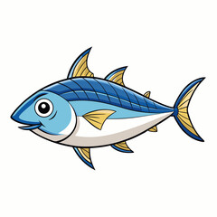 tuna fish vector illustration