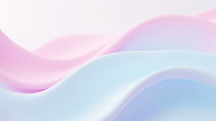 Fototapeta premium Pastel Abstract Smooth Wavy Gradient Background