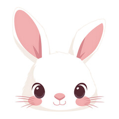 Obraz premium Adorable and Playful Rabbit Engaged in Various Activities, Minimalist and Logo-Style Designs illustrator.