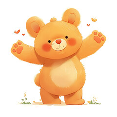 Obraz premium Adorable and Playful Rabbit Engaged in Various Activities, Minimalist and Logo-Style Designs illustrator.