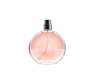 perfume bottle isolated on white