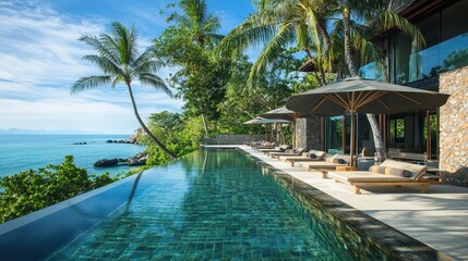 Exploring the serene beaches of Koh Samui, where crystal-clear waters meet palm trees, and the sound of gentle waves creates a calming backdrop for relaxation