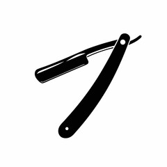 Straight Razor Vector Design