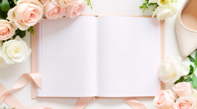 Wedding Planner Book – Bridal Accessories and Floral Arrangement for Spring Wedding Expo Inspiration  