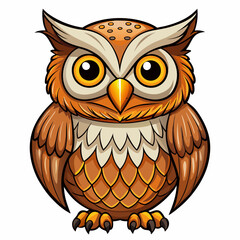 great horned owl on a branch