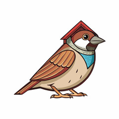 sparrow on a branch