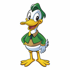 mallard bird cartoon