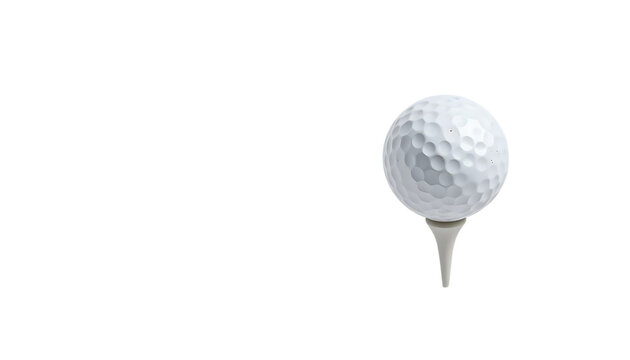 Golf ball and tee