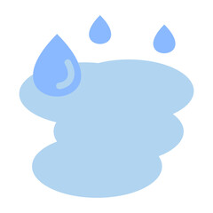 Puddle Vector Design Icon Style