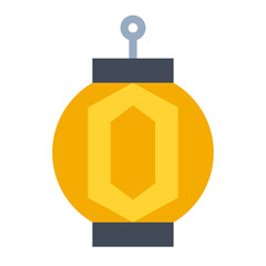 Fototapeta premium Lantern Vector Design Icon Style